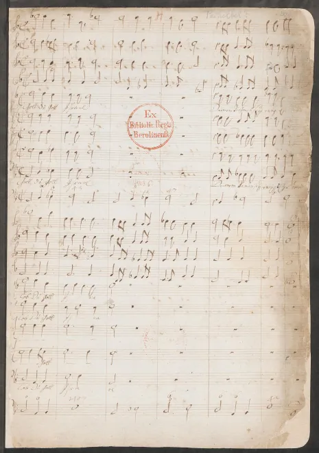 First page of Gott du Gott Israel deinem Namen sei ewig Ehr'