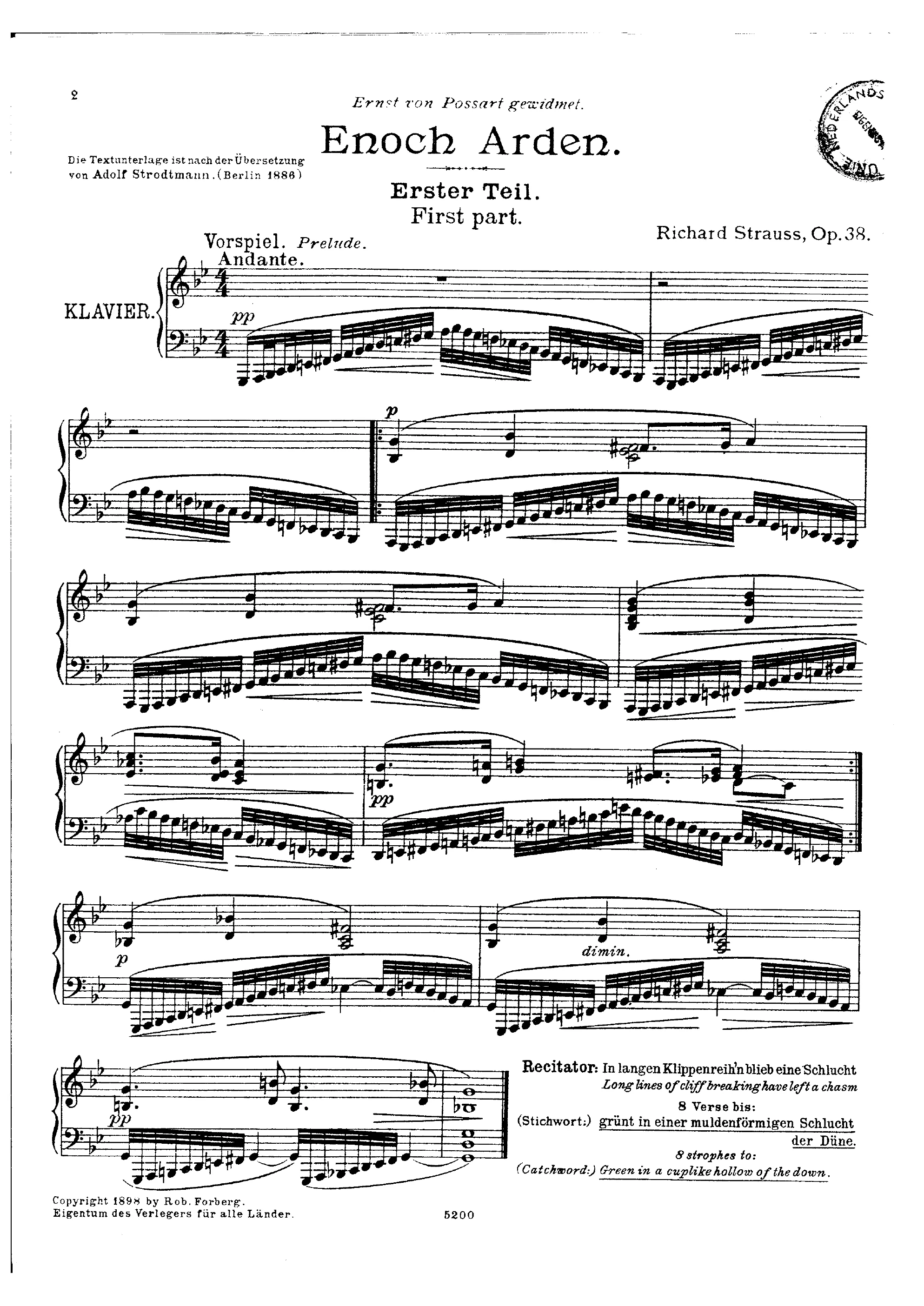First page of Enoch Arden