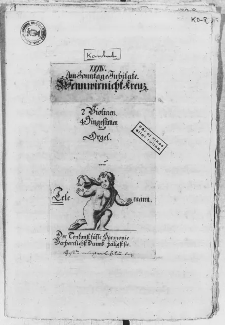First page of Wenn wir nicht Kreuz und Trübsal hätten