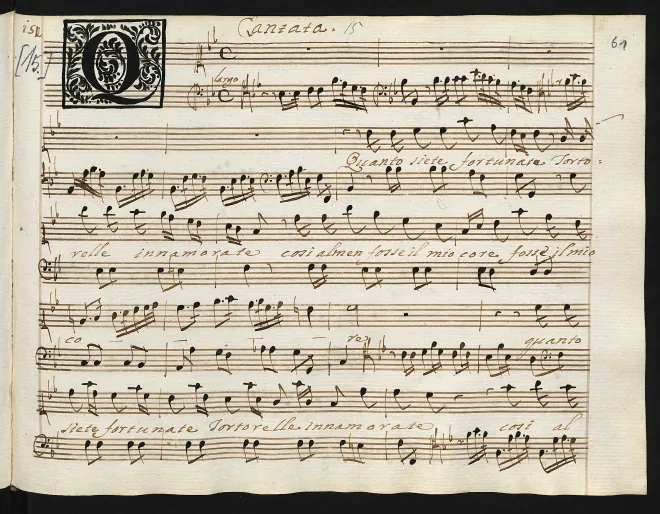 First page of Quanto siete fortuna
