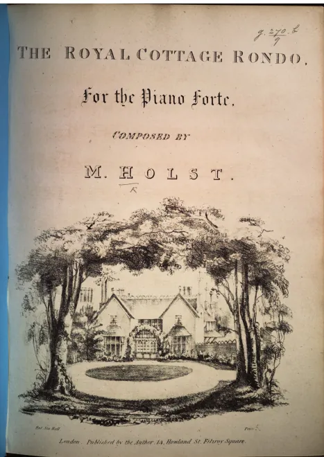First page of The Royal Cottage Rondo