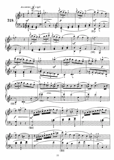 First page of Keyboard Sonata in F major