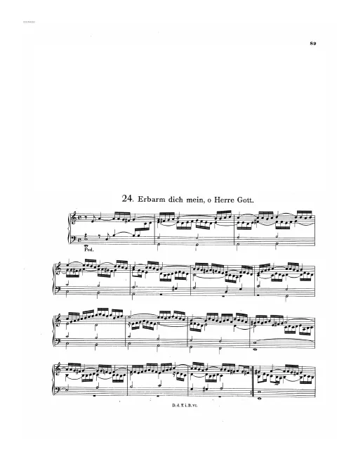First page of Erbarm dich mein, o Herre Gott