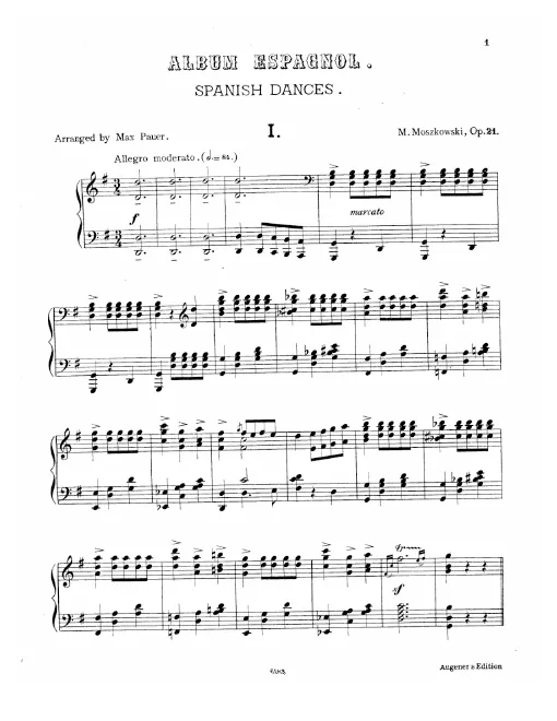 First page of Album Espagnol