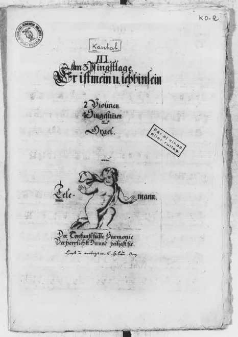 First page of Er ist mein und ich bin sein