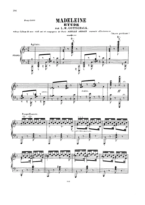 First page of Madeleine
