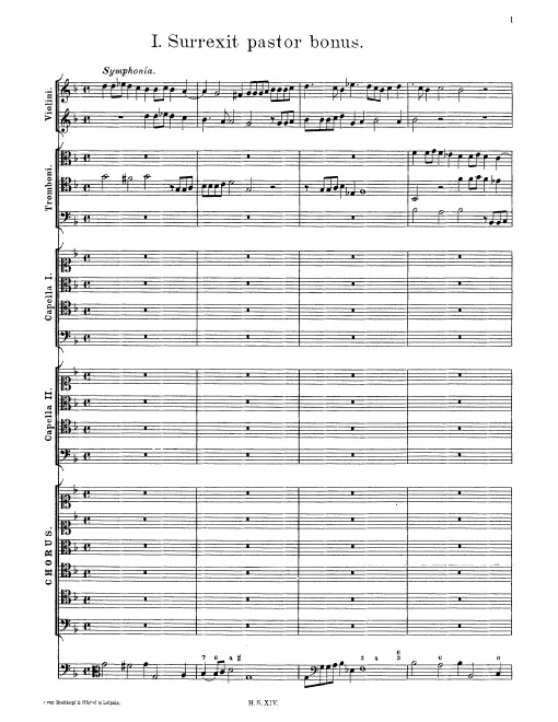 First page of Surrexit pastor bonus