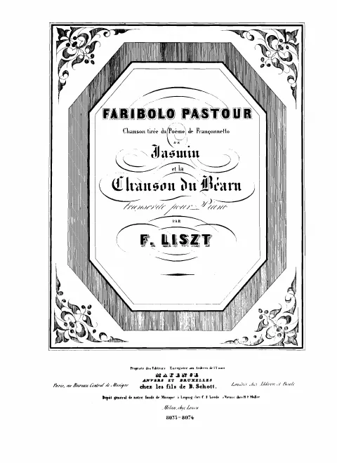 First page of Faribolo Pasteur