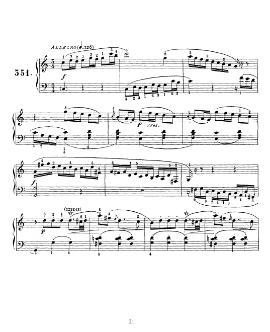 First page of Keyboard Sonata in C major