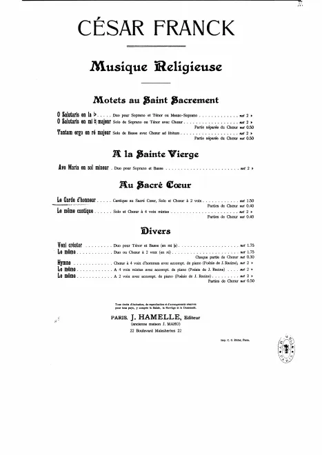 First page of Le garde d'honneur