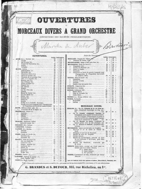 First page of Grande ouverture pour l'inauguration de l'Exposition à Londres