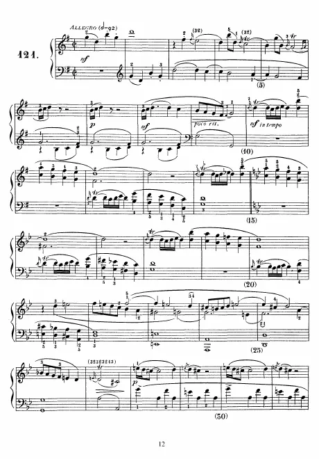 First page of Keyboard Sonata in G major