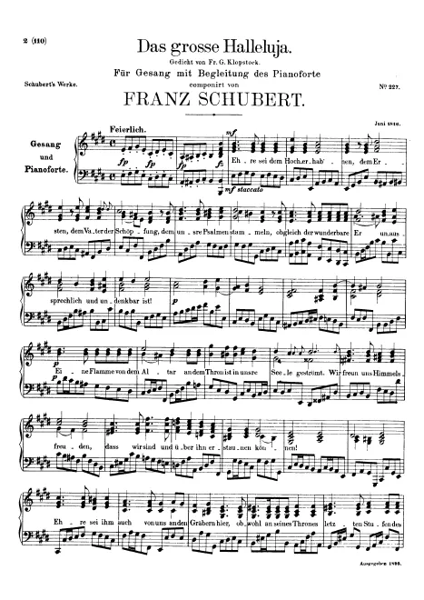 First page of Das Grosse Halleluja