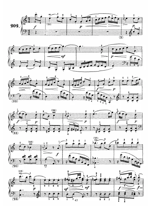 First page of Keyboard Sonata in C major