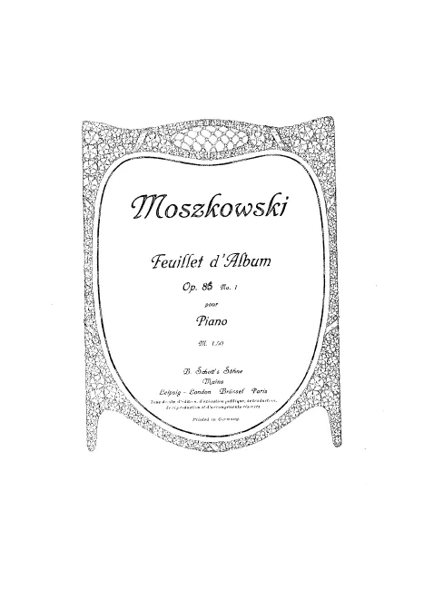First page of 3 Morceaux