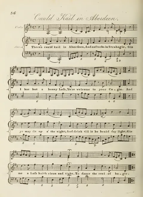 First page of Cauld Kail in Aberdeen