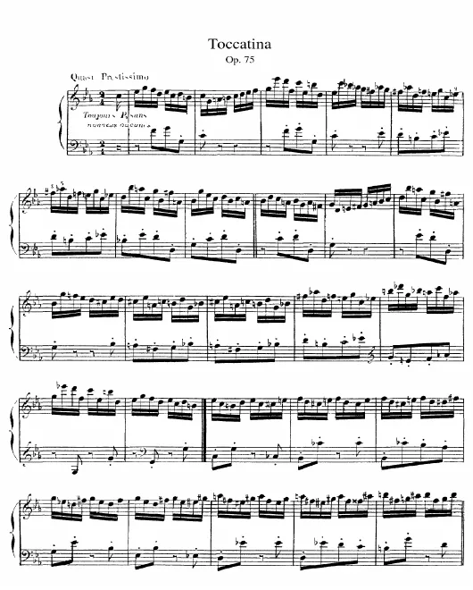 First page of Toccatina