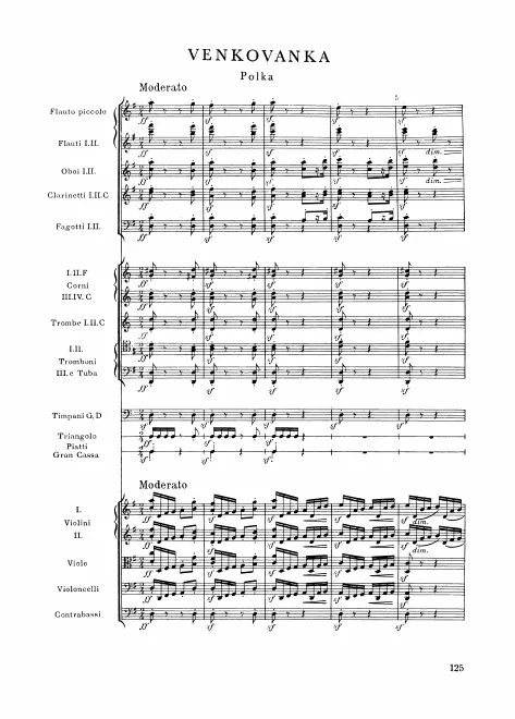 First page of The Country Woman (Venkovanka / The Peasant Woman)