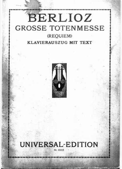 First page of Grande messe des morts