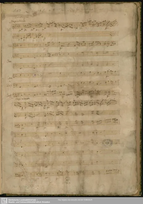 First page of Dies Irae