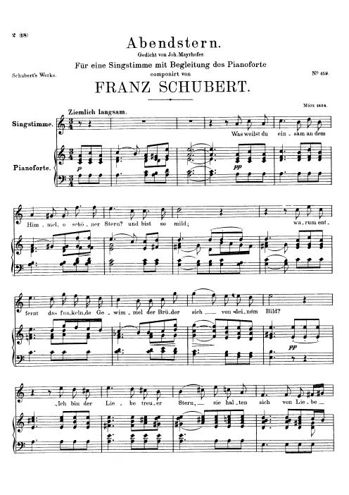 First page of Abendstern
