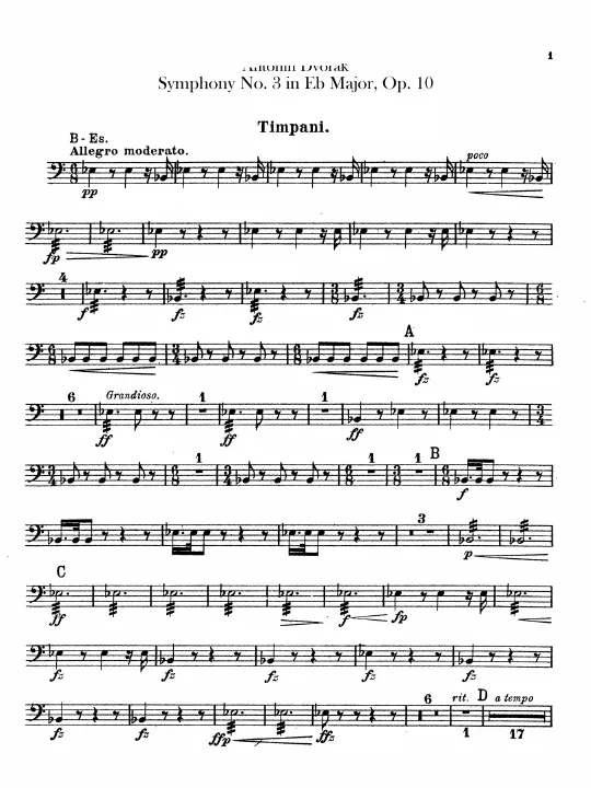 First page of Symphony No.3