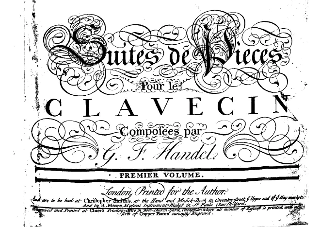 First page of 8 Great Suites (1720)