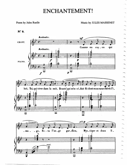 First page of Enchantement !