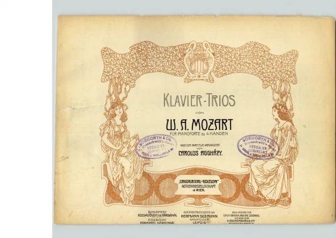 First page of Divertimento