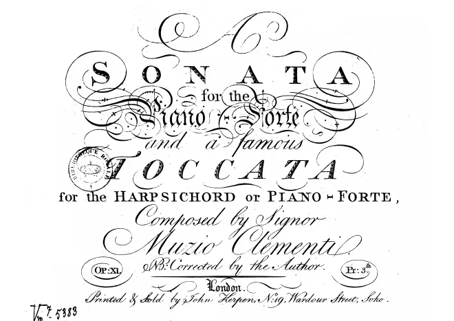 First page of Toccata