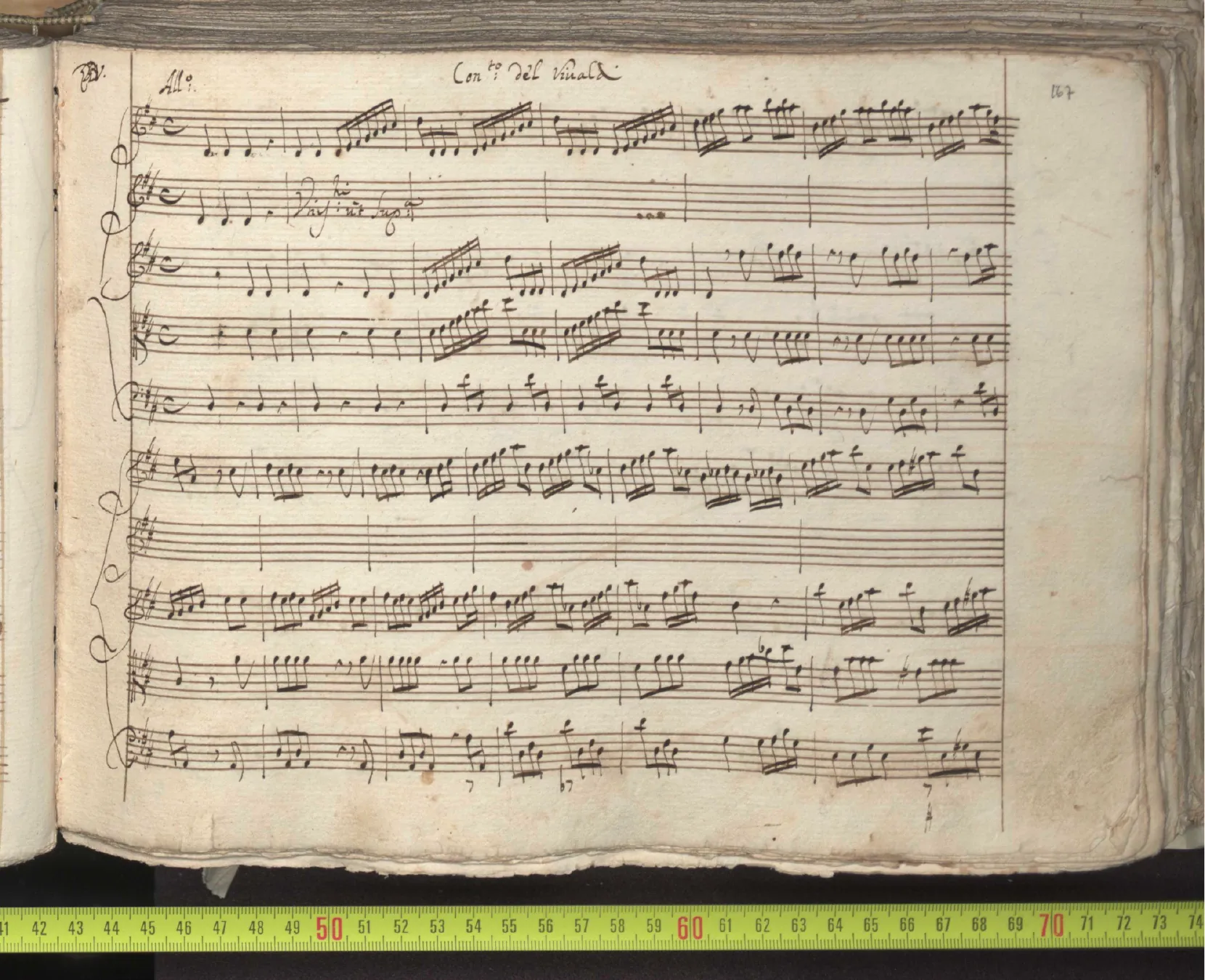First page of Violin Concerto in D major, 'Grosso Mogul'