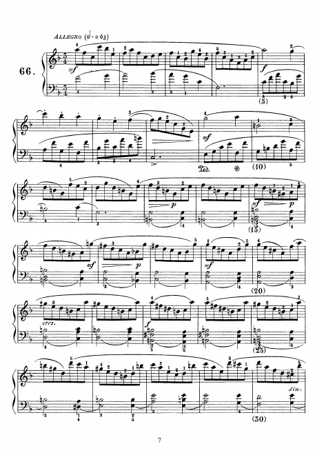 First page of Keyboard Sonata in F major