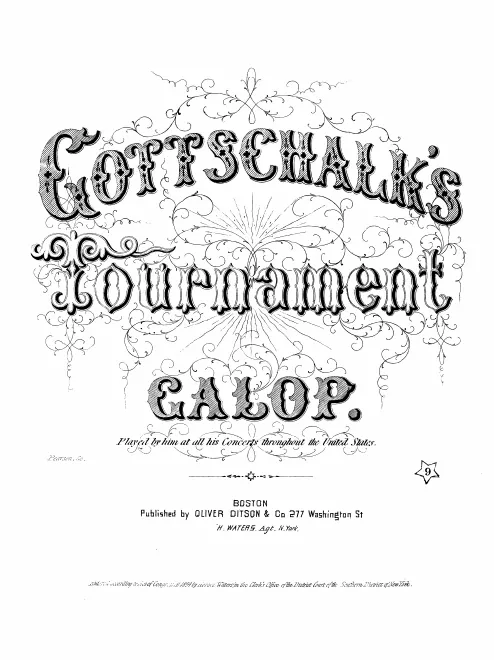 First page of Tournament Galop