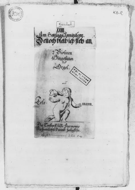 First page of Dennoch bleib ich stets an dir