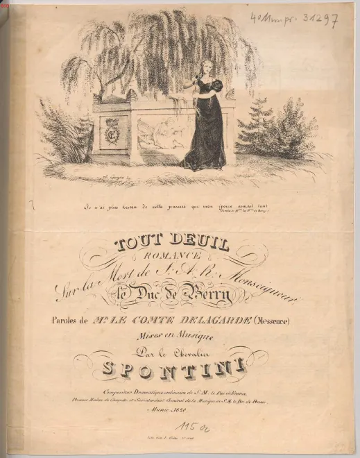 First page of Tout deuil