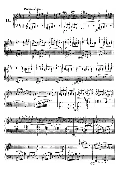 First page of Keyboard Sonata in D major