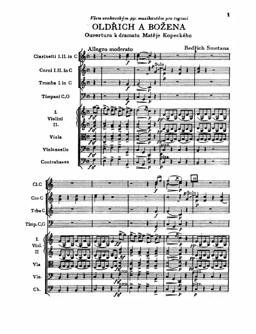First page of Oldřich and Božena