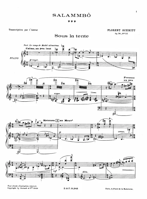 First page of Salammbô