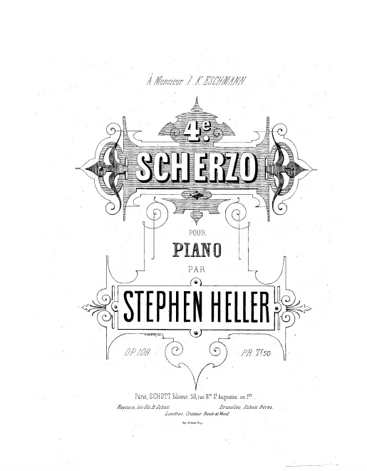 First page of Scherzo No.4