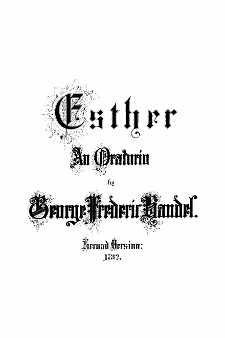 First page of Esther