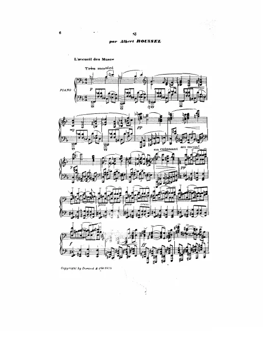 First page of L'accueil des muses