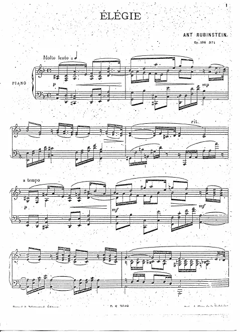 First page of 6 Morceaux
