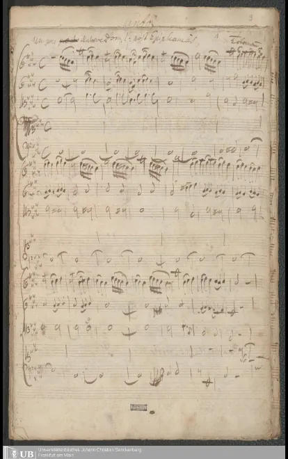 First page of Sage mir an, du, den meine Seele liebet
