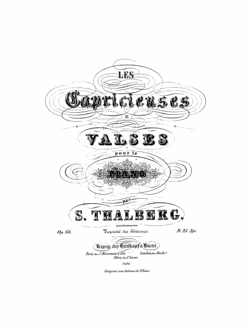 First page of Les capricieuses