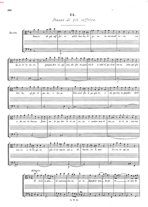First page of Stanco di più soffrire
