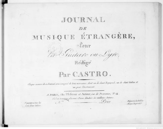First page of Thema varié