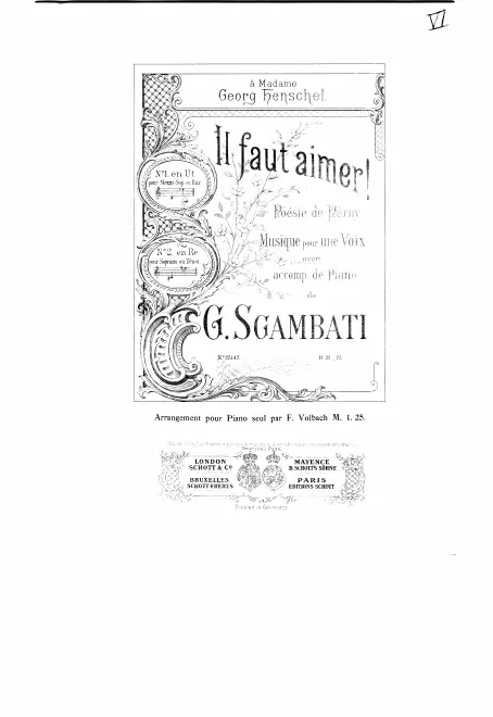 First page of Il faut aimer!