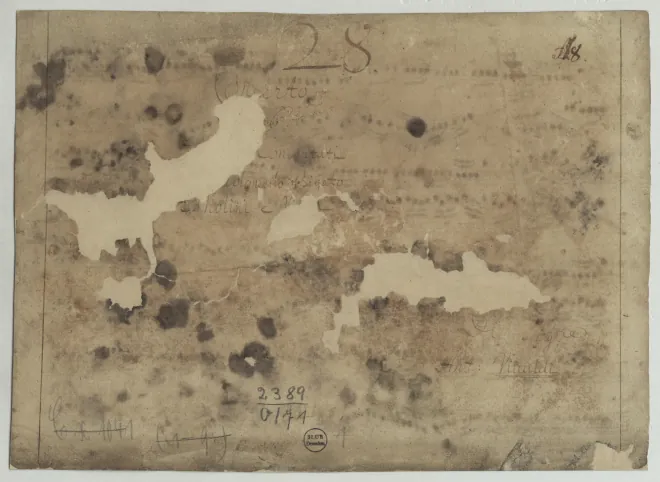 First page of Concerto in G minor