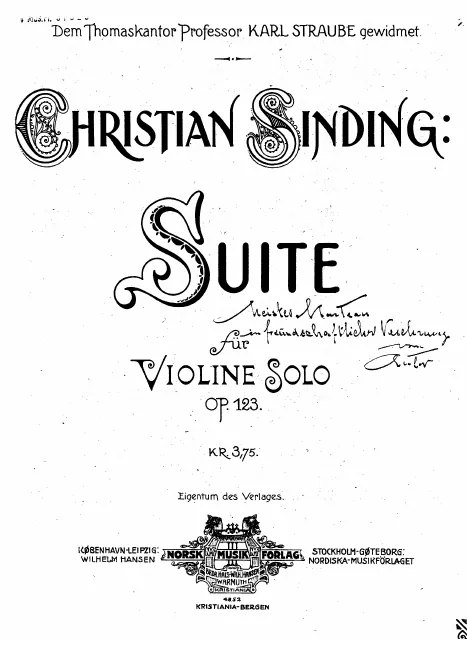 First page of Suite