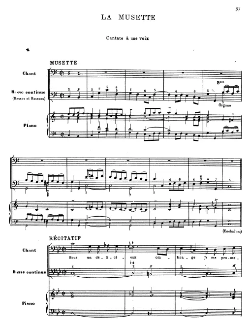 First page of La Musette